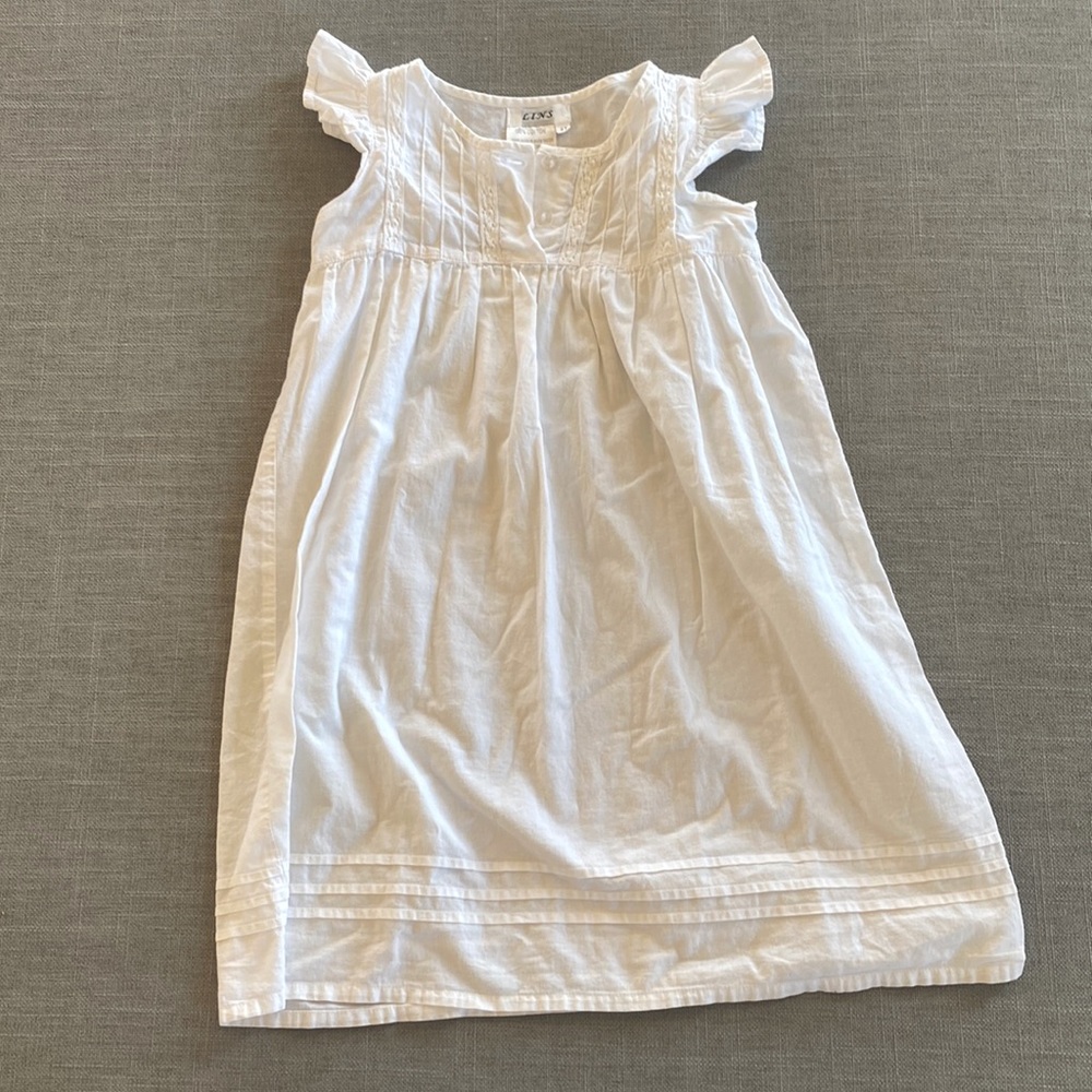 Beautiful Girls Lins White Cotton Day Dress